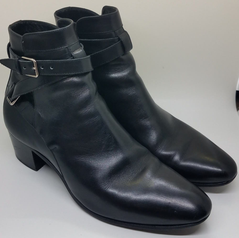 Auth SAINT LAURENT Blake Jodhpur Wyatt Booties